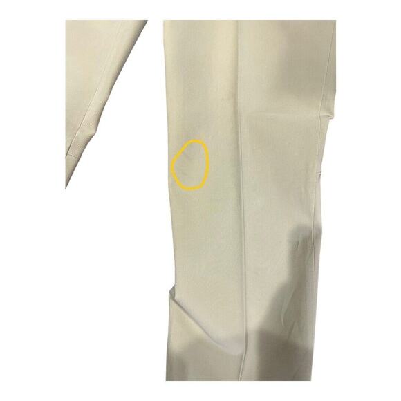 Prada Khaki Dress Size US 2-4 Flat Front Pockets Italy technostretch Trouser - Picture 6 of 15